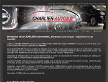 Tablet Screenshot of charlier-autos.fr